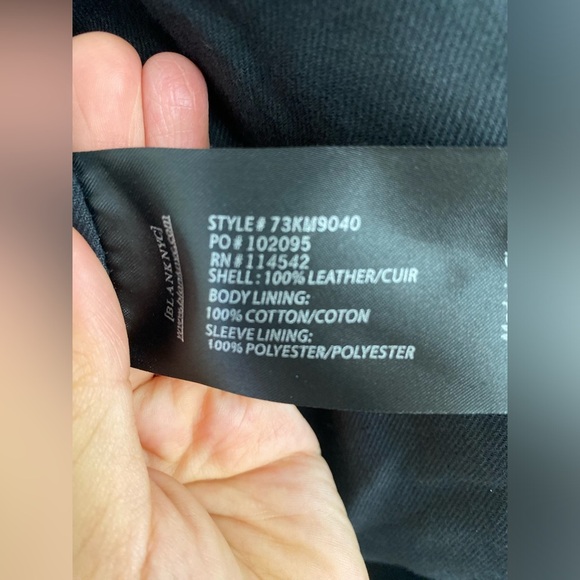 BLANK NYC Men's Black Suede Motorcycle Jacket M - Picture 7 of 9